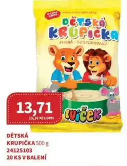 Kubík potraviny Detska krupicka nabídka