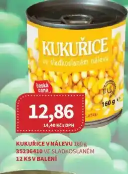 Kubík potraviny Kukuřice v nálevu nabídka