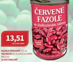 Kubík potraviny Fazole červené nabídka
