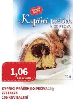 Kubík potraviny Kypřicí prášek do pečiva nabídka