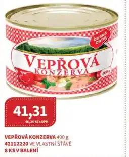Kubík potraviny Vepřová konzerva nabídka