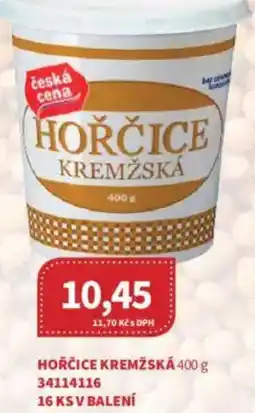 Kubík potraviny Hořčice kremžská nabídka