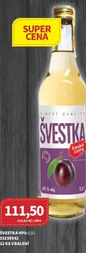 Kubík potraviny Svestka nabídka