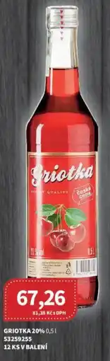 Kubík potraviny Griotka 20% nabídka