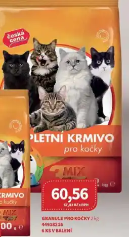 Kubík potraviny Granule pro kočky nabídka