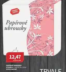 Kubík potraviny Papírové ubrousky nabídka