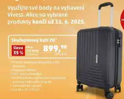 Skořepinový kufr 20, Cca 35 × 55 × 22 cm 20 X m