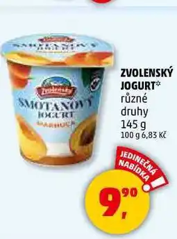 Penny Market ZVOLENSKÝ JOGURT, 145 g nabídka