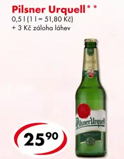 CBA Pilsner Urquell nabídka