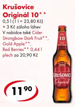 CBA Krušovice Originál 10 nabídka