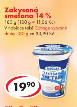 CBA MEGGLE Zakysaná smefana 14% nabídka