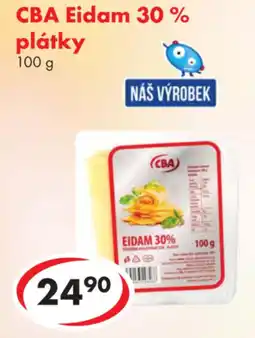 CBA CBA Eidam 30% plátky nabídka