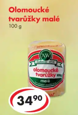 CBA Olomoucké tvarůžky malé nabídka