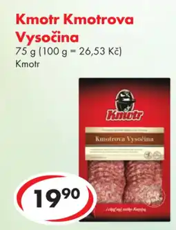 CBA Kmotr Kmotrova Vysočina nabídka