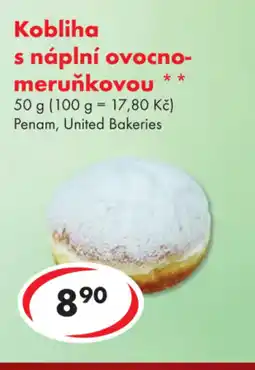 CBA Kobliha s náplní ovocno- meruňkovou nabídka