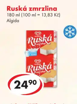 CBA ALGIDA Ruská zmrzlina nabídka
