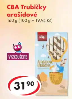 CBA CBA Trubičky arašídové nabídka
