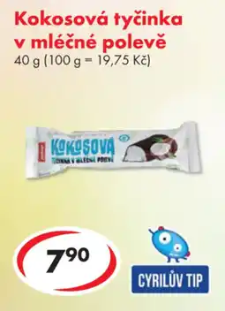 CBA Kokosová tyčinka v mléčné polevě nabídka