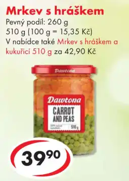 CBA Mrkev s hráškem nabídka