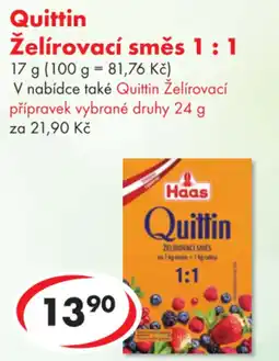CBA HAAS Quittin Želírovací směs 1:1 nabídka