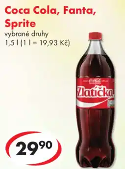 CBA Coca Cola, Fanta, Sprite nabídka