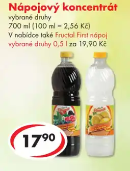 CBA Nápojový koncentrát nabídka
