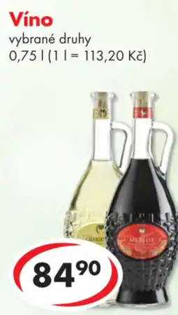 CBA Vino nabídka