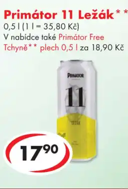 CBA Primátor 11 Ležák nabídka