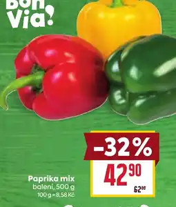 Billa Paprika mix nabídka