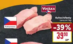 Billa Kuřecí hřbety nabídka