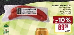 Billa Bravur klobása XL nabídka