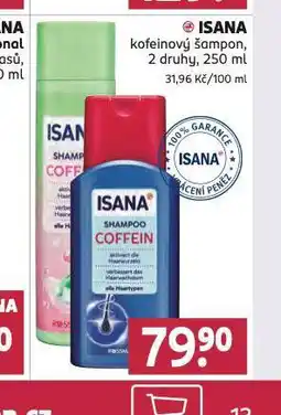 Rossmann Isana kofeinový šampon nabídka