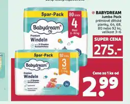 Rossmann Babydream junior pack nabídka