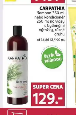 Rossmann Carpathia šampon, kondicioner nabídka