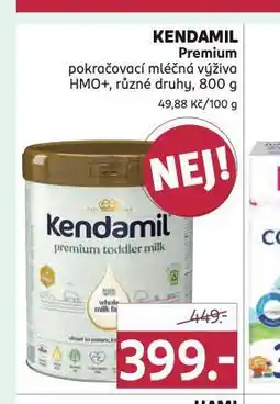 Rossmann Kendamil premium kojenecké pokračovací mléko nabídka