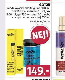 Rossmann Got2b modelovací vláknitá guma, lak, pudr nabídka