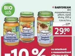 Rossmann Babydream bio masozeleninový příkrm nabídka