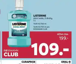 Rossmann Listerine ústní voda nabídka