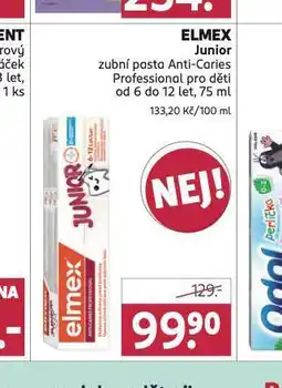 Rossmann Elmex junior zubní pasta nabídka