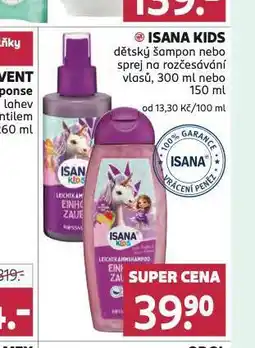 Rossmann Isana kids dětský šampon nabídka
