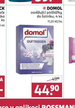 Rossmann Domol osvěžovací polštářky nabídka