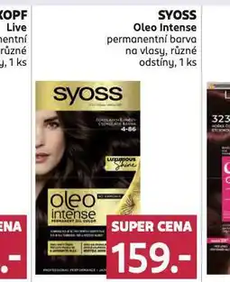 Rossmann Syoss oleo intense barva na vlasy nabídka
