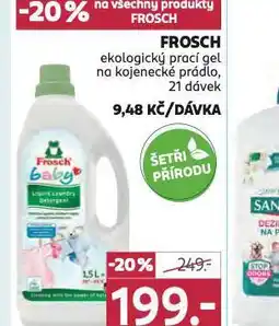 Rossmann Frosch ekologický prací gel nabídka
