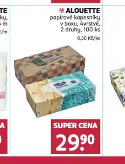 Rossmann Alouette papírové kapesníky nabídka