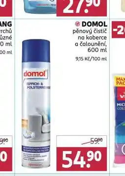 Rossmann Domol pěnový čistič na koberce a čalounění nabídka