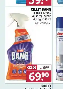 Rossmann Cillit bang čistič povrchů nabídka