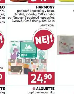 Rossmann Harmony papírové kapesníky nabídka