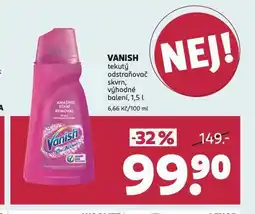 Rossmann Vanish tekutý odstraňovač skvrn nabídka