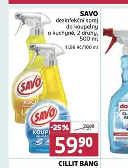 Rossmann Savo dezinfekční sprej do koupelny nabídka