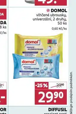 Rossmann Domol vlhčené ubrousky nabídka